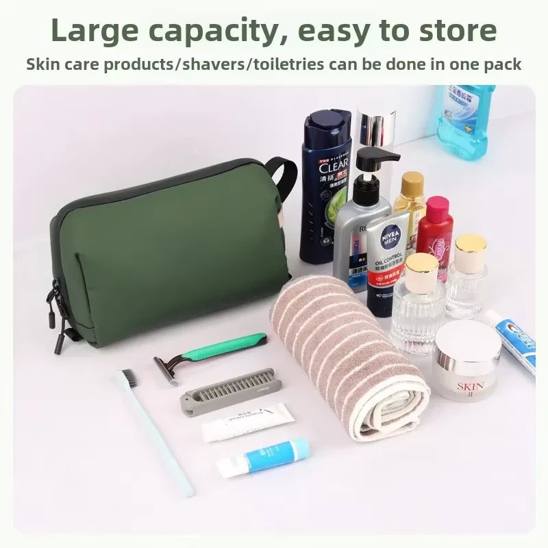 IPRee Dry Wet Separation Wash Bag For Business Trips, Large Capacity Storage Bag, Waterproof Makeup Bag Bathroom Organizer