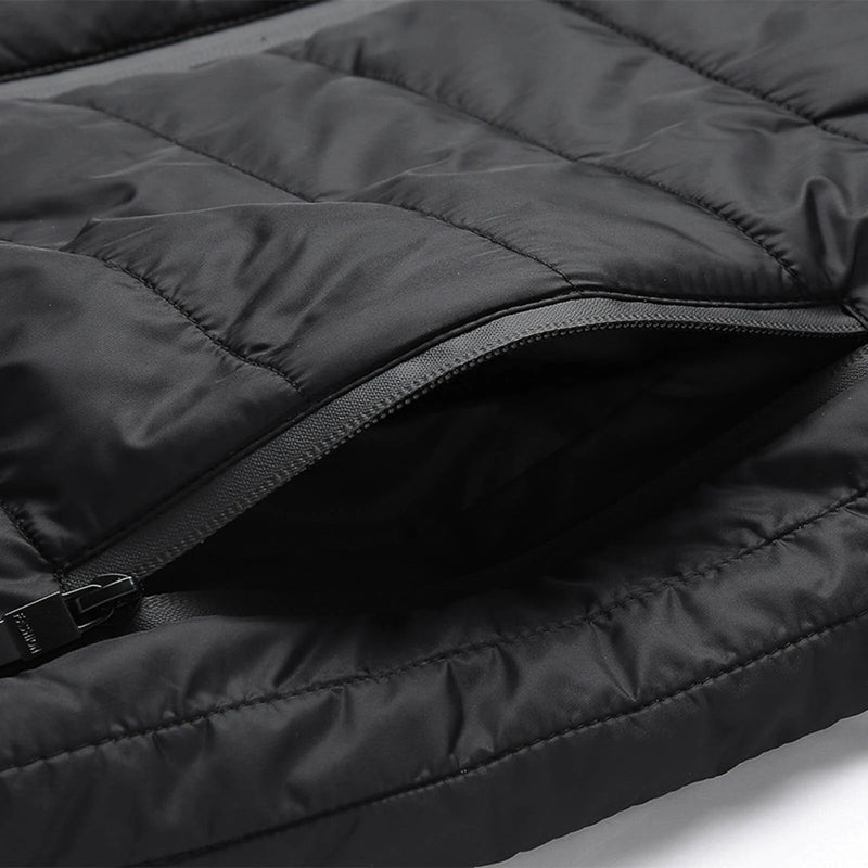 TENGOO HV-11S Unisex 11 Heating Area Vest 3-Gears Heated Jackets USB Electric Thermal Clothing Winter Warm Vest Outdoor Heat Coat Clothing for Winter Skiing Camping