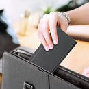 Two-Fold bluetooth Keyboard Magnetic Closure Portable Mini bluetooth Keyboard Rechargeable for Office Keyboard Laptop