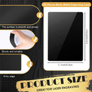 Laser Engraving Blank Aluminum Sheets 86x54x021mm Smooth Surface for Business Cards Gift Cards DIY Projects