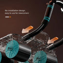 KALOAD 4 Wheel Smart Abdominal Exerciser with Phone Holder 6 Elbow Support Intelligent Brakes Automatic Rebound Antislip Home Gym Fitness Equipment for Exercise Abs