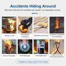 Tuya Smart WiFi Smoke Detector 85dB Alarm Photoelectric Sensor 2.4GHz Wireless Smart Life App Smoke Alarm