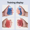 KALOAD 10-50lbs Silicone Grip Device Palm Rehabilitation Training Hand Exercise Grip Circle Fitness Grip Circle Hand Muscle Massager