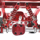 Metal Upgraded Rear Axle Fixing Parts Shock Absorber Set for MN 1/12 MN82 LC79 RC Car Spare Parts