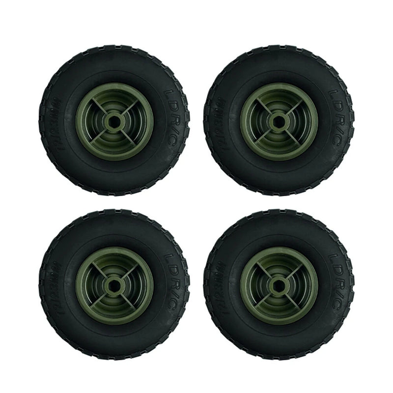 4PCS LDR/C LDP06 1/12 Unimog RC Car Spare Tires Wheels L0049G L0049Y Vehicles Models Parts Accessories