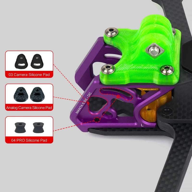 Axisflying Manta 5 SE DC 226mm Wheelbase 5 Inch 6S Frame Kit for RC DJI O4 PRO FPV Racing Drone
