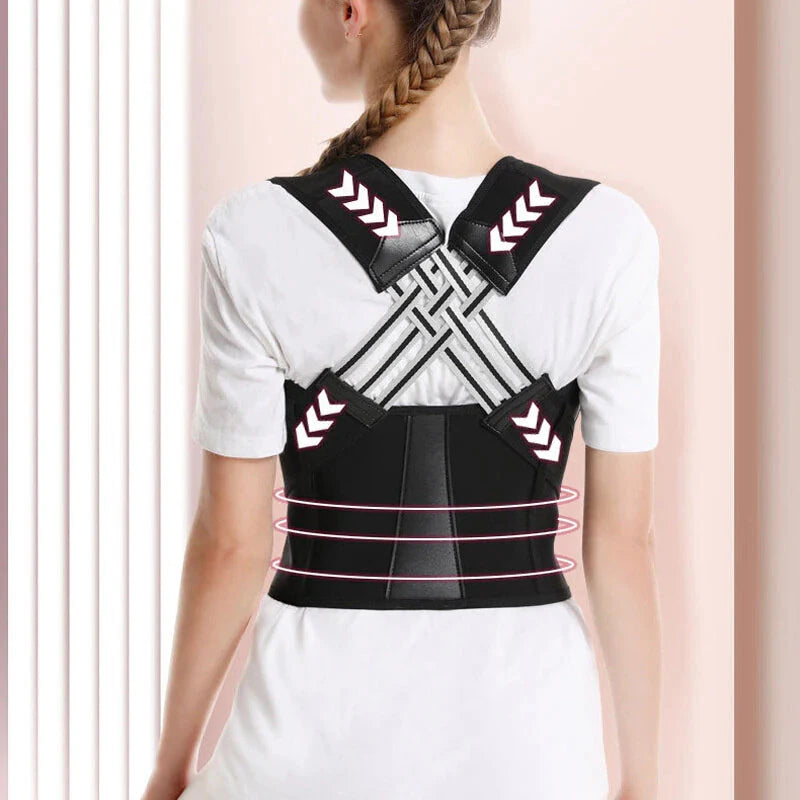 Adjustable Spine Posture Corrector Protection Back Shoulder Posture Correction Band Humpback Back Pain Relief Corrector