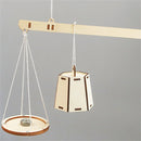 Wooden Weighing Beam Scale Model Assembly Kit DIY Children's Science Experiment Education Puzzle Toy Student Technology Small Production