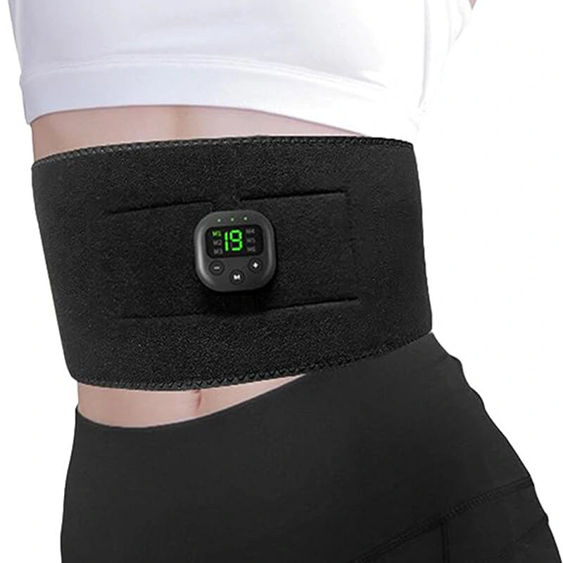 Ems Muscle Stimulator Unisex 6 Massage Modes Abdominal Pulse Trainer Portable Electric Smart Fitness Equipment
