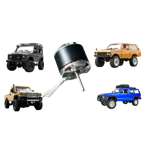 FLYUEACE Upgraded Kit Combo 2322 2600KV Outrunner Brushless Motor AM32 45A ESC Combo Set for 1/12 MNRC MN99S MN82 MN82S MN82 PRO MN168 MN78 RC Cars Vehicles Models Spare Parts