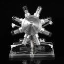 Eachine ET3 STEM Hot Air Four Cylinder Stirling Engine External Combustion Engine Model Is Suitable for Science Experiments