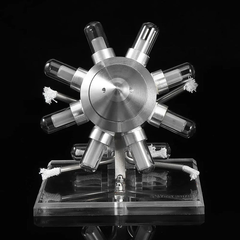Eachine ET3 STEM Hot Air Four Cylinder Stirling Engine External Combustion Engine Model Is Suitable for Science Experiments