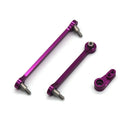 2PCS Upgraded Metal Steering Linkage Rod Servo Arm for Wltoys 284131 284010 284161 K989 K969 1/28 RC Cars Vehicles Models Parts