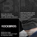 ROCKBROS Cycling Gloves Touch Screen Winter Thermal Fleece Warmer Windproof Full Finger Non-slip Gloves for Riding Hiking Climbing