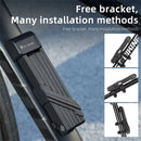 WEST BIKING Bike Portable Folding Lock C-level Anti-theft Waterproof Dustproof Universal Alloy Steel Security Cycling Lock for Bicycle E-Bike
