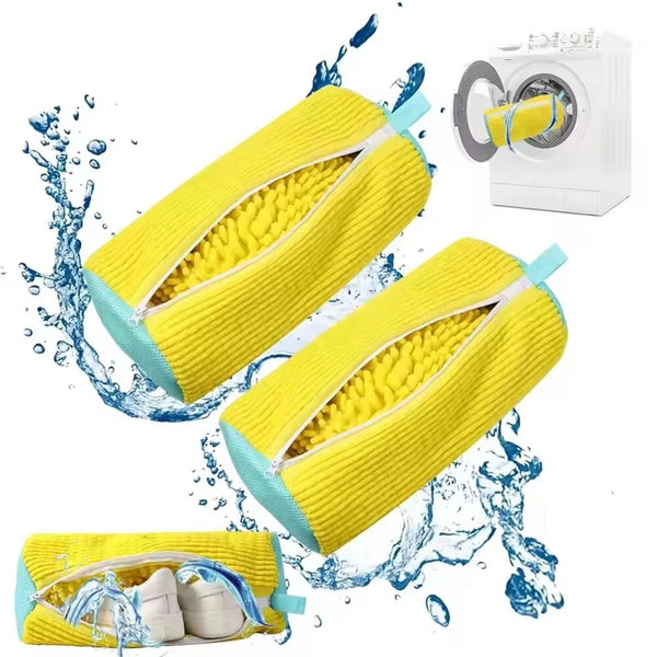 2PCS Shoe Washing Machine Wash Bag Laundry Wash Bag Universal for Sneakers Casual Shoes