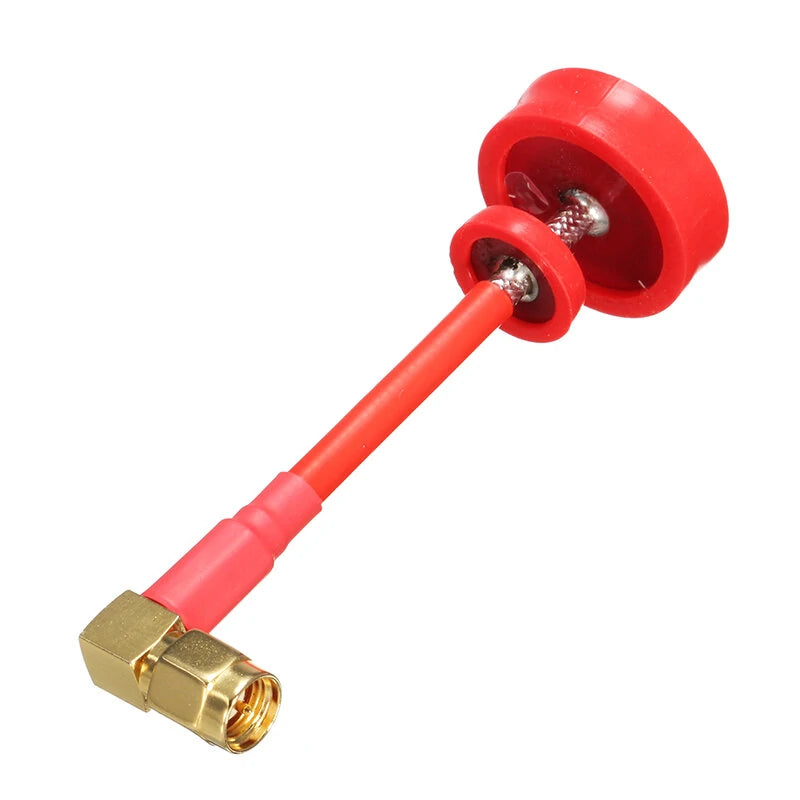 Realacc Pagoda Antenna LHCP Right Angle 5.8G 5dBi 50W Omni FPV Antenna SMA/RP-SMA For RC Drone