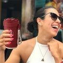 IPRee 450ml Ceramic Coffee Mug Temperature Display Thermos Cup 316 Stainless Steel Water Cup Portable Heat Preservation