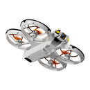 A21 PRO Mechanical Armor Style WiFi FPV with Dual Camera 180 Electrically Adjustable Optical Flow Hover Brushless Circle Fully Enclosed Protection Kids Gifts 2.4G 4CH 6-Axis Remote Control RC Toys Drone Quadcopter RTF