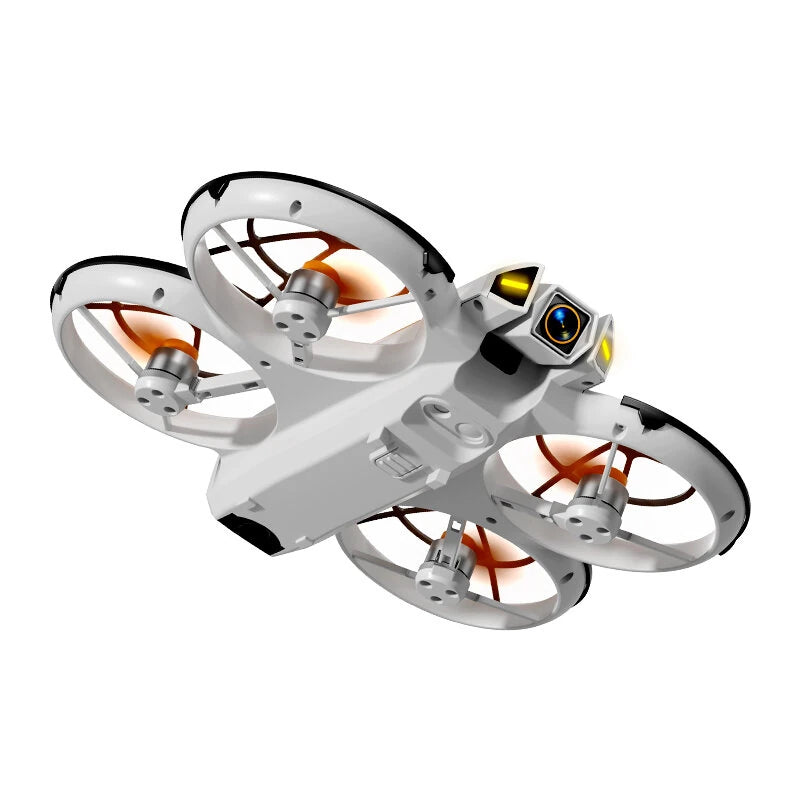 A21 PRO Mechanical Armor Style WiFi FPV with Dual Camera 180 Electrically Adjustable Optical Flow Hover Brushless Circle Fully Enclosed Protection Kids Gifts 2.4G 4CH 6-Axis Remote Control RC Toys Drone Quadcopter RTF