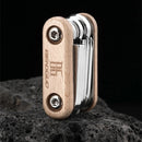 BENGGUO 8 in 1 Portable Folding Mini Bike Repair Tool Multifunctional Screwdriver Hex Wrench for Bike Tire Chain
