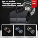 TENGOO HV-11 Heated Vest 11 Heating Areas Men Jacket Heated Winter Womens Electric Usb Heater Tactical Jacket Man Thermal Vest Body Warmer Coat