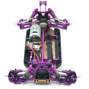 Metal Upgrade Parts WLtoys 144001 144010 124017 124019 Rlaarlo 1/14 1/12 AM X12 RC Car Shock Tower Arm Rod Kits