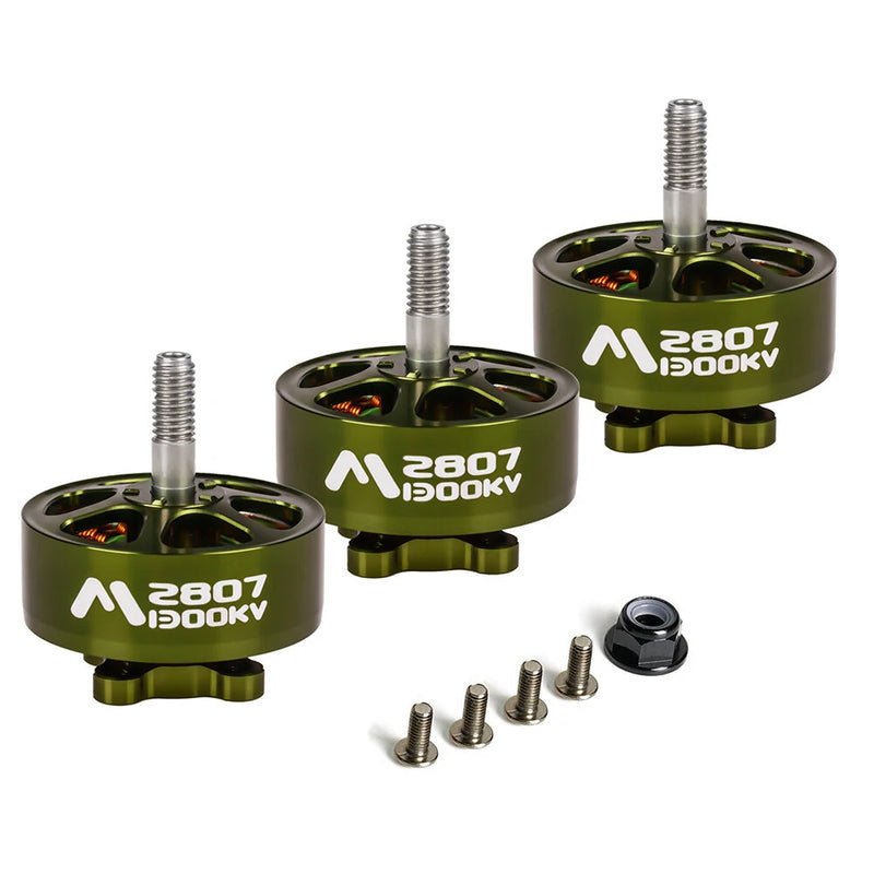1/4PCS Flashhobby M2807 2807 1300KV 3-6S High Speed Brushless Motor for AOS 7 EVO MARK4 LR7 DIY 7 Inch Long Range RC Drone FPV Racing