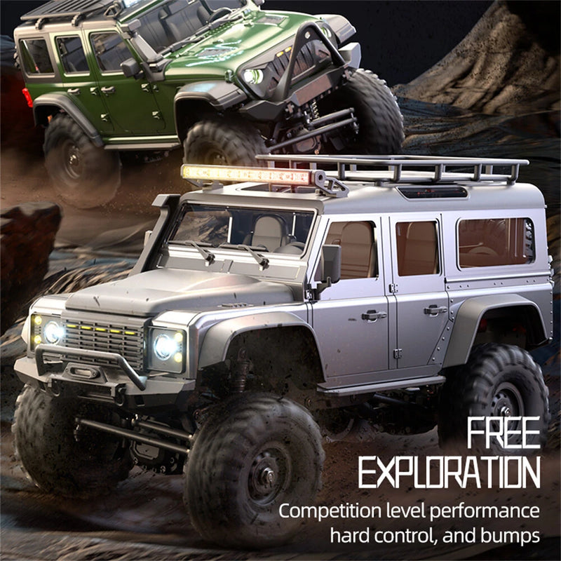 HB Toys RTR R1607/8/9 1/16 2.4G 4WD RC Car Full Proportional Rock Crawler LED Light Off-Road Climbing Truck Vehicles Models Toys