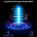 Solar Bug Zapper with LED Light 4000mAh Rechargeable Battery Cordless Electric Mosquito Zapper for Outdoor and Indoor