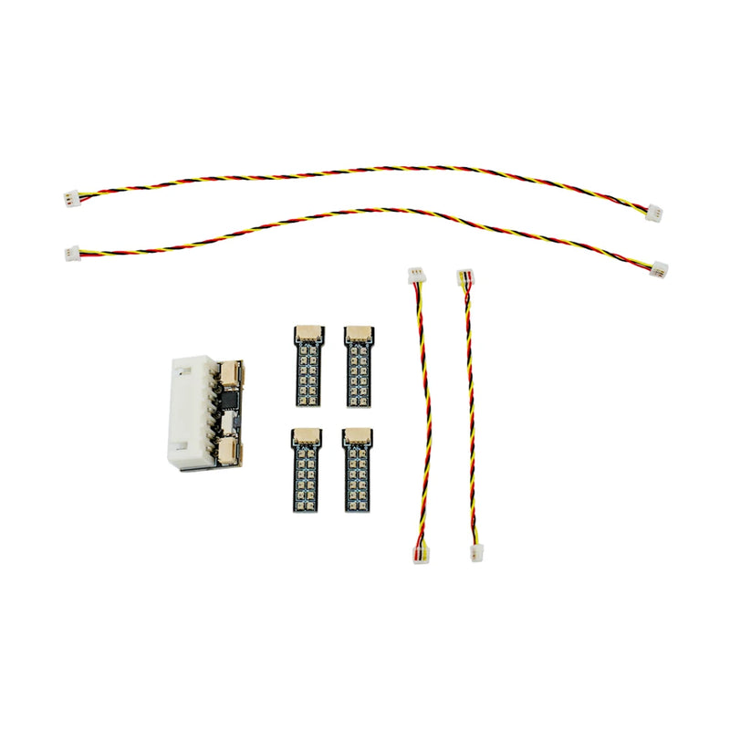 4PCS DeepSpace PHLUX 2-3S Colorful LED Light Strip 3-5V For 5 Inch RC FPV Racing Drone