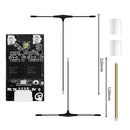 SEQURE ELRS 915MHz/868MHz Dual RX True Diversity Dual Antenna Long Range High Refresh Rate Receiver for FPV Racing Drone RC Airplane Helicopter