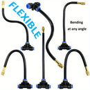 Professional Mist Rotating Nozzle Automatic Watering Kit 20m Universal Drip Irrigation Kit Adjustable 7.87" Brass Mist Nozzle Automatic Watering System for Balcony Greenhouse Gardening