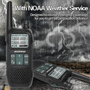 2PCS Baofeng GM-T8 Walkie Talkie 54 GMRS Channels 11 NOAA Weather Alerts 260 Privacy Codes Long Range 1500mAh Rechargeable Battery US Plug Portable Outdoor Communication
