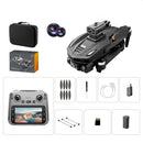 WLRC V168 MAX GPS 5G WiFi FPV with 5.9inch LCD Screen Controller 720P HD Dual Camera Servo Gimbal 360 Intelligent Obstacle Avoidance Optical Flow Hover Brushless Foldable RC Drone Quadcopter RTF