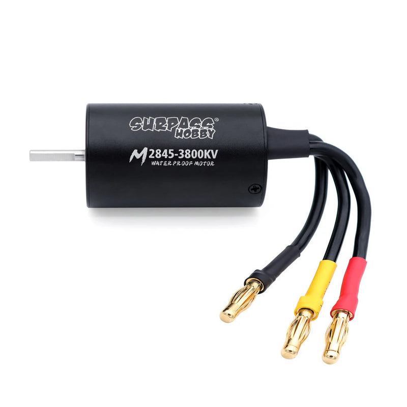 Surpass Hobby M2845 Brushless Waterproof Motor for 1/12 1/14 Off-Road Flat Sports RC Cars Vehicles Models Parts 4400/3800/3100KV