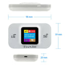 TIANJIE M806 150Mbps Wifi Router 4G Sim Card Wireless Modem FDD/TDD Signal Amplifier Mobile Car WI-FI Mesh with 2100MAh Battery
