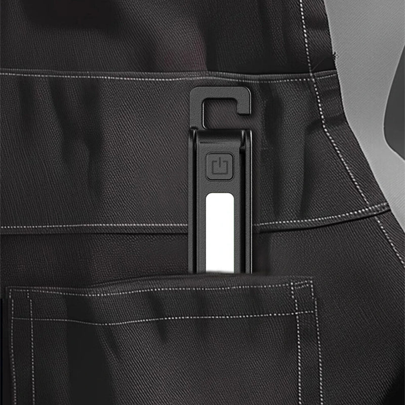 Portable LED +COB Mini Nursing Strong Light Rechargeable Emergency Ruler Work Light Flashlight Light With Magnet Maintenance Light