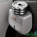 Bathroom Organizer Shelf Wall Mount Toilet Paper Holder Large Capacity Wall-mounted Double-layer Toilet Paper Holder No Drilling Installation Waterproof Paper Towel Storage Box Suitable for Bathroom Organization