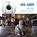 ESCAM QF011 2MP 1080P Smart Pet Robot Camera Baby Monitors Smart Home Presence Detection Remote APP Control Monitor Night Vision Two-way Intercom Preventing Collisions Cat Toy Ball Recgmesotion Tracking Camera Anti-theft Machine