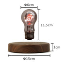 Magnetic Levitation Light Bulb Creative Personality Atmosphere Night Light Bedroom Study Desktop Technology Ornaments Valentine'S Day Gift