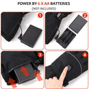 Electric Heated Gloves Winter Skiing Heated Gloves Warm Waterproof Rechargeable Heating Thermal Gloves For Snowmobile Outdoor