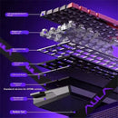 AULA Win60 HE Wired Mechanical Keyboard Hall Effect Magnetic Switch RGB Hot-Swappable 8KHz Polling Rate Custom Gaming Keyboard