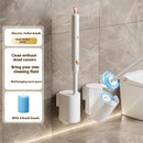 Tevorex Electric Toilet Brush Wall-Mounted Household Toilet Cleaning Brush Disposable Head Replacement Bathroom Cleaning Tool