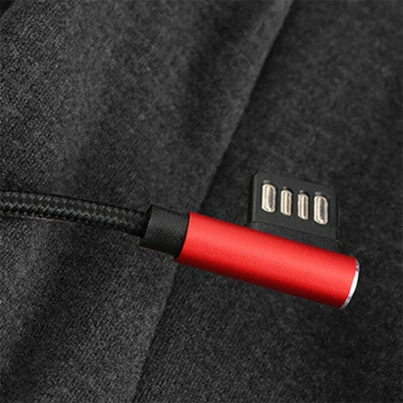 TENGOO 11 Heating Zones Underwear 3 Gear Smart Control Winter Warm USB Electric T-Shirt Adult Long Sleeve Plush Heated Top
