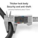 U Shape Bike Lock Silicone Soft Anti-Theft with 2 Keys Safety Lock for MTB Bike Road Bike