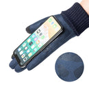 TENGOO Touch Screen Electric Heated Gloves Windproof Hand Warmer USB Rechargeable Heating Thermal Gloves 2 Finger Heated Gloves for Women Men