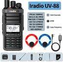 iRadio UV88 GPS Multiband Radio Walkie Talkie 1024 Channels IP67 Waterproof Type-C Charging CB SSB HF FM SW MW LW Amateur Ham Two Way Radio