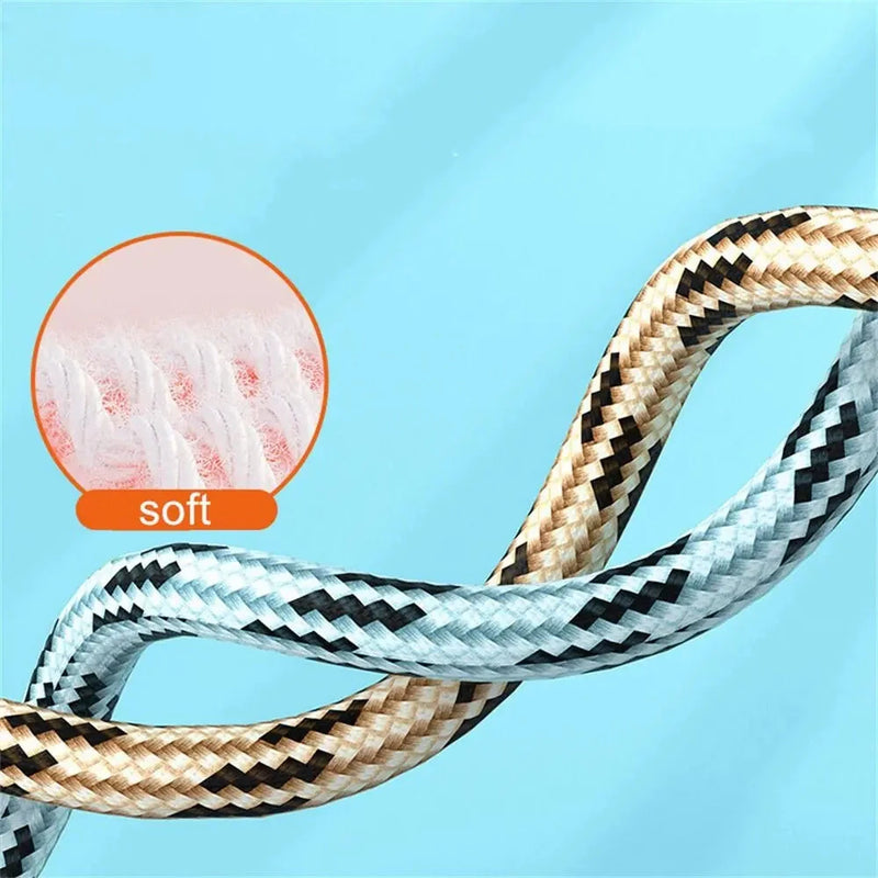 KALOAD 2.8m Adjustable Thick Cotton Jump Rope Comfortable ABS Handle Rope Sports Equipment for Elementary School Kindergarten Students Gift