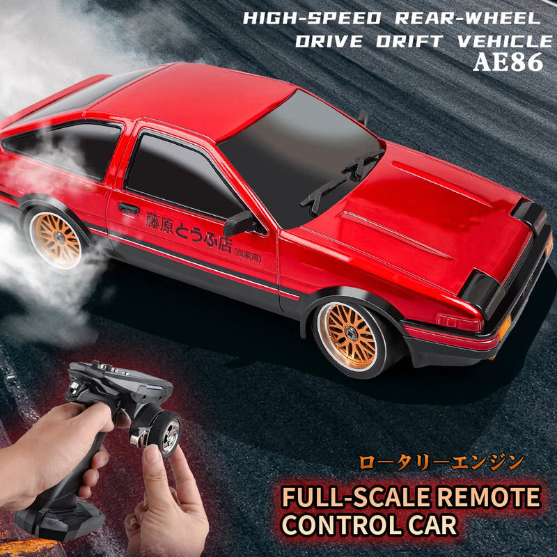 LDRC LD-A86P RTR 1/18 2.4G RWD RC Car Drift Vehicles Flip LED Lights Full Proportional Controlled Models Toys